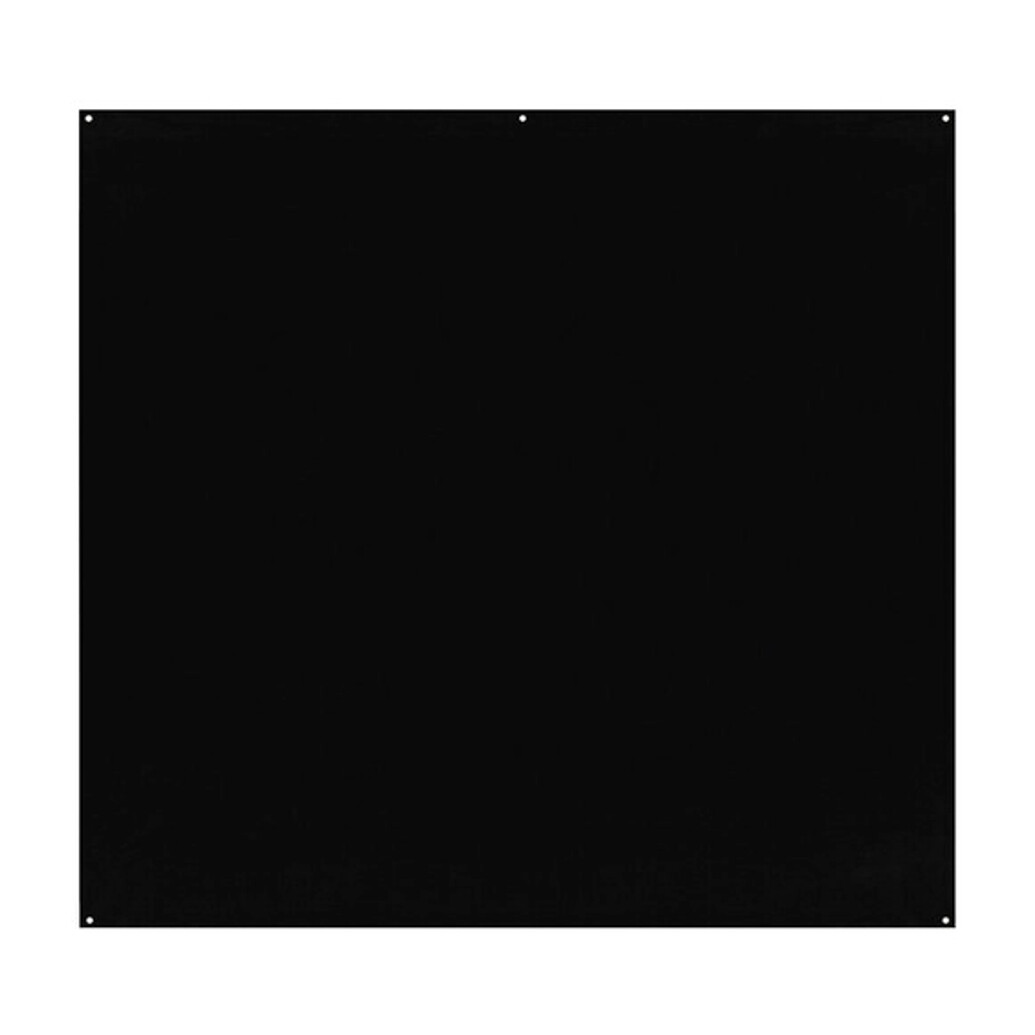 Westcott X-Drop Pro Wrinkle-Resistant Backdrop - Rich Black (8FT x 8FT)