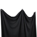Westcott X-Drop Pro Wrinkle-Resistant Backdrop - Rich Black Sweep (8FT x 13F 1