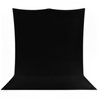 Westcott X-Drop Pro Wrinkle-Resistant Backdrop Kit - Rich Black Sweep (8FT x 2