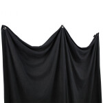 Westcott X-Drop Pro Wrinkle-Resistant Backdrop Kit - Rich Black Sweep (8FT x 6