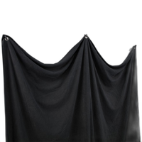 Westcott X-Drop Pro Wrinkle-Resistant Backdrop Kit - Rich Black Sweep (8FT x 6