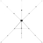 Westcott X-Drop Pro Wrinkle-Resistant Backdrop Kit - Rich Black Sweep (8FT x 7