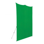 Westcott X-Drop Pro Wrinkle-Resistant Backdrop Kit - Chroma-Key Green Screen 3