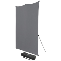 Westcott X-Drop Pro Wrinkle-Resistant Backdrop Kit - Neutral Gray (8FT x 8FT 0
