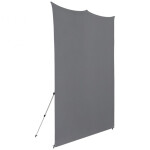Westcott X-Drop Pro Wrinkle-Resistant Backdrop Kit - Neutral Gray (8FT x 8FT 3