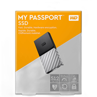 Western Digital 512GB My Passport USB 3.1 External SSD 7
