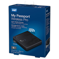 Western Digital 1TB My Passport Wireless Pro USB 3.0 External Hard Drive 7