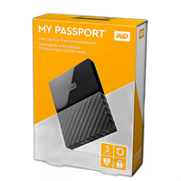 Western Digital 3TB My Passport USB 3.0 Secure Portbale Hard Drive (Black) 6