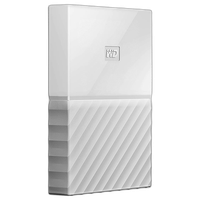 Western Digital 3TB My Passport USB 3.0 Secure Portbale Hard Drive (White) 2