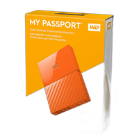 Western Digital 3TB My Passport USB 3.0 Secure Portbale Hard Drive (Orange) 6