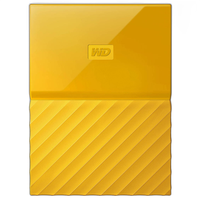 Western Digital 3TB My Passport USB 3.0 Secure Portable Hard Drive (Yellow) 1