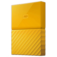 Western Digital 3TB My Passport USB 3.0 Secure Portable Hard Drive (Yellow) 3