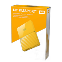 Western Digital 3TB My Passport USB 3.0 Secure Portable Hard Drive (Yellow) 6