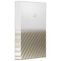 Western Digital 1TB My Passport Ultra USB 3.0 External Hard Drive (White/Gol 1