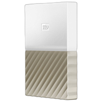 Western Digital 1TB My Passport Ultra USB 3.0 External Hard Drive (White/Gol 2