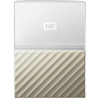 Western Digital 1TB My Passport Ultra USB 3.0 External Hard Drive (White/Gol 3