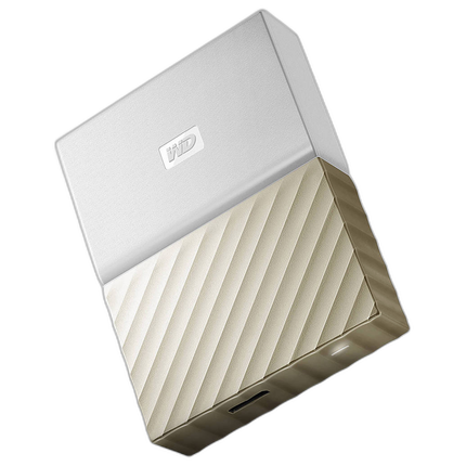 Western Digital 4TB My Passport Ultra USB 3.0 External Hard Drive (White/Gol