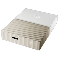 Western Digital 4TB My Passport Ultra USB 3.0 External Hard Drive (White/Gol 1