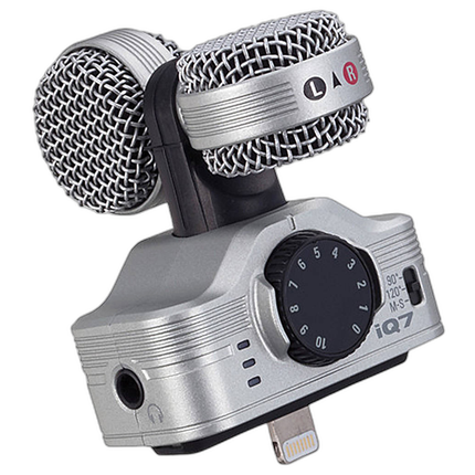 Zoom iQ7 Mid-Side Stereo Microphone for iOS Devices with Lightning