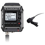Zoom F1 Field Recorder with Lavalier Microphone 0