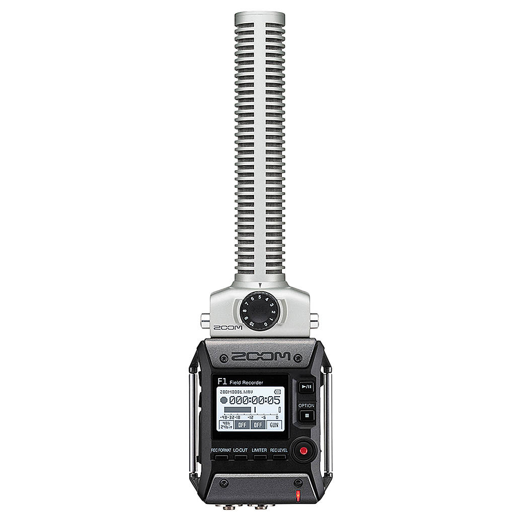 Zoom F1 Field Recorder with Shotgun Microphone
