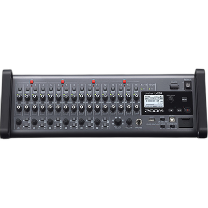 Zoom LiveTrak L-20R 20-Channel Digital Mixer-Recorder for Stage Use