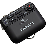 Zoom F2 Portable Field Recorder with Lavalier Microphone 0