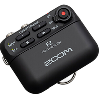Zoom F2 Portable Field Recorder with Lavalier Microphone 0