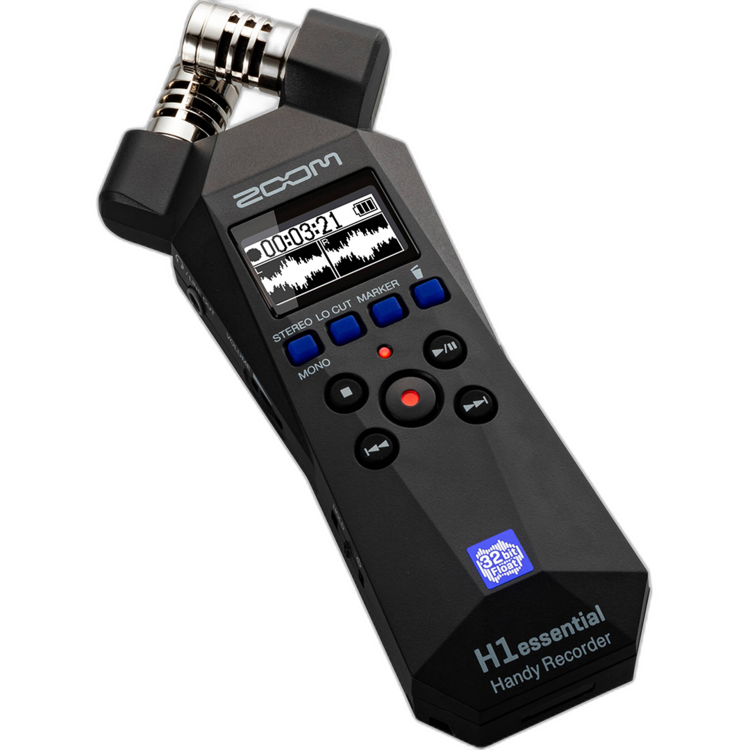 Zoom H1Essential Series 2-Track 32-Bit Float Handheld Recorder