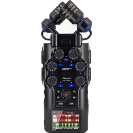 Zoom H6 Studio Handheld Recorder