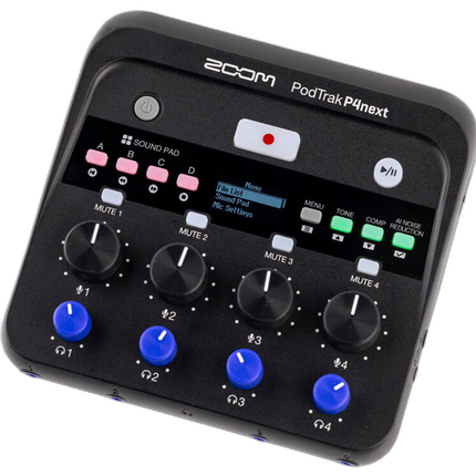 Zoom PodTrak P4next Portable Multitrack Recorder