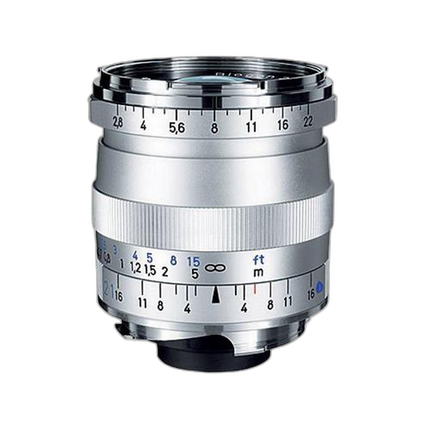 Zeiss Biogon T 21mm f/2.8 ZM Wide Angle Lens - Silver