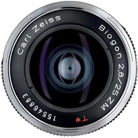 Zeiss Biogon T 25mm f/2.8 ZM Wide Angle Lens - Silver 1