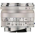 Zeiss Biogon T 28mm f/2.8 ZM Wide Angle Lens - Silver 1