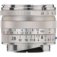 Zeiss Biogon T 28mm f/2.8 ZM Wide Angle Lens - Silver 1