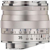 Zeiss Biogon T 35mm f/2.0 ZM Standard Lens - Silver 0