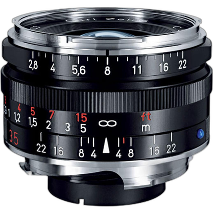 Zeiss Wide Angle 35mm f/2.8 C Biogon T* ZM Manual Focus Lens - Black