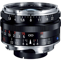 Zeiss Wide Angle 35mm f/2.8 C Biogon T* ZM Manual Focus Lens - Black 0