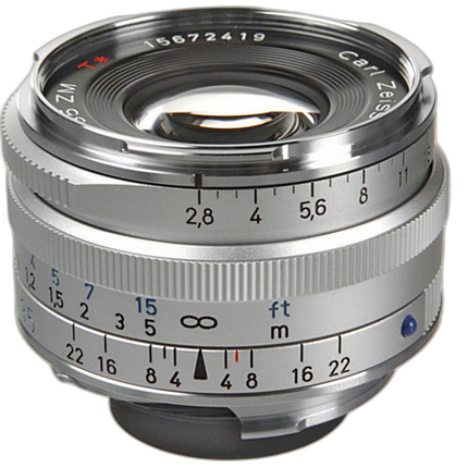 Zeiss C Biogon T 35mm f/2.8 ZM Wide Angle Lens - Silver