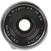 Zeiss C Biogon T 35mm f/2.8 ZM Wide Angle Lens - Silver 1