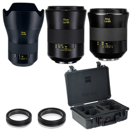 ZEISS Otus ZE 4-Lens Bundle for Canon EF
