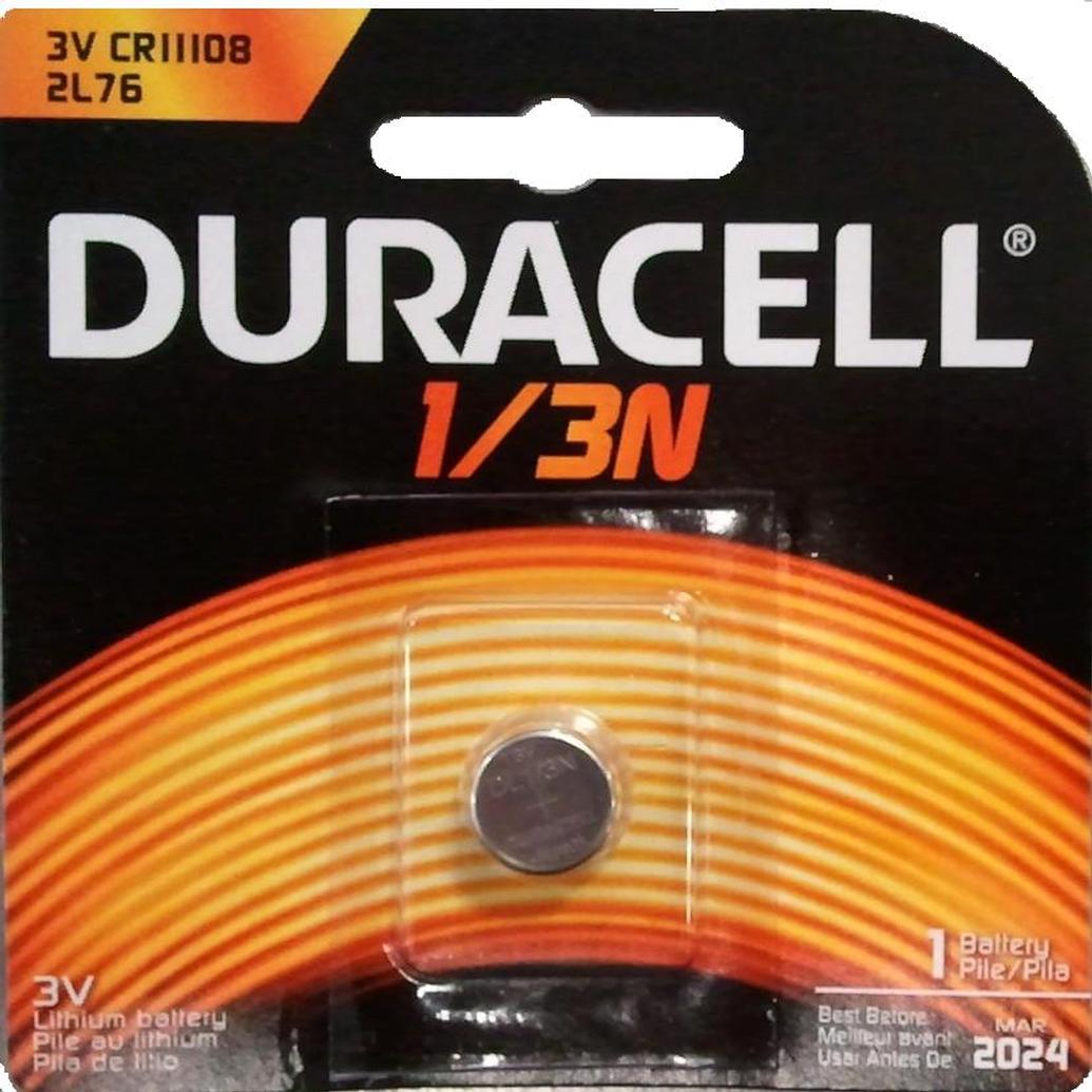 Duracell DL 1/3N (K58L,CR1/3N) Lithium Battery