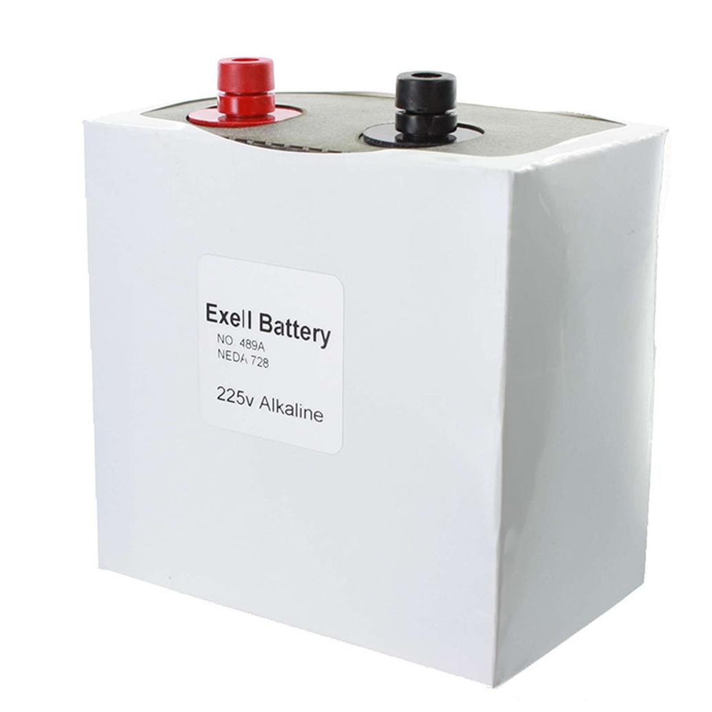 Exell 489A 225v Alkaline Battery (NEDA 728 Non-Rechargeable)