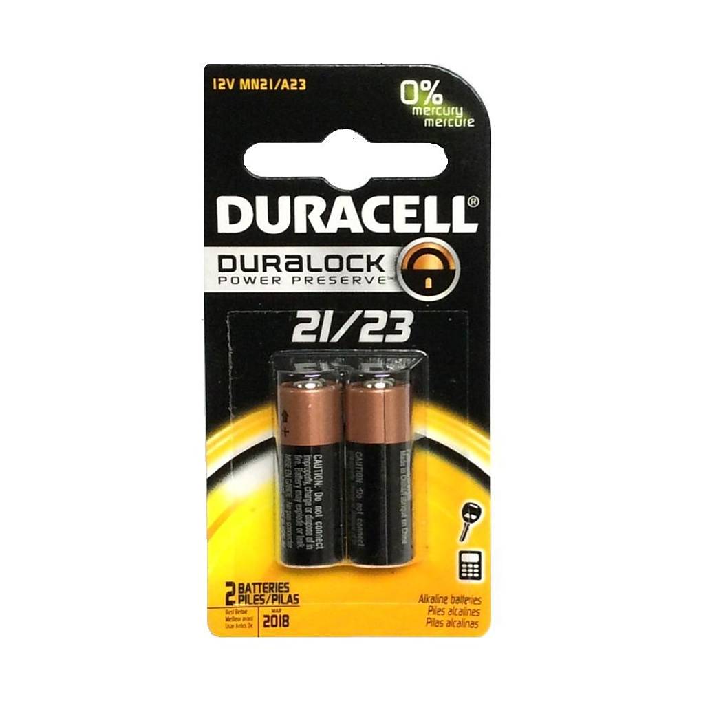 Duracell MN21 / A23 2-Pack Alkaline Batteries(sold as 2 batteries per card)