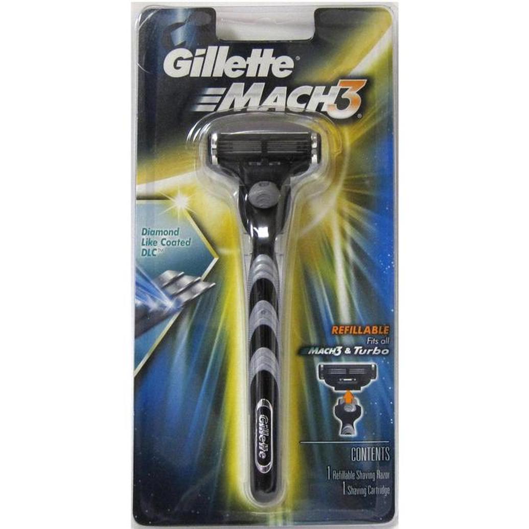 Gillette Mach3 Razor w/1 Blade (Imported Types)