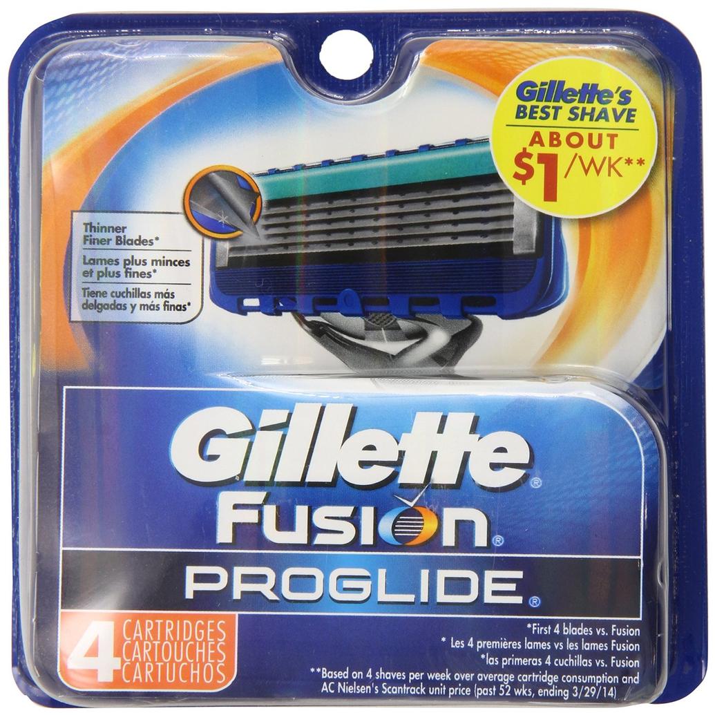 Gillette Fusion ProGlide Blades 4-Pack