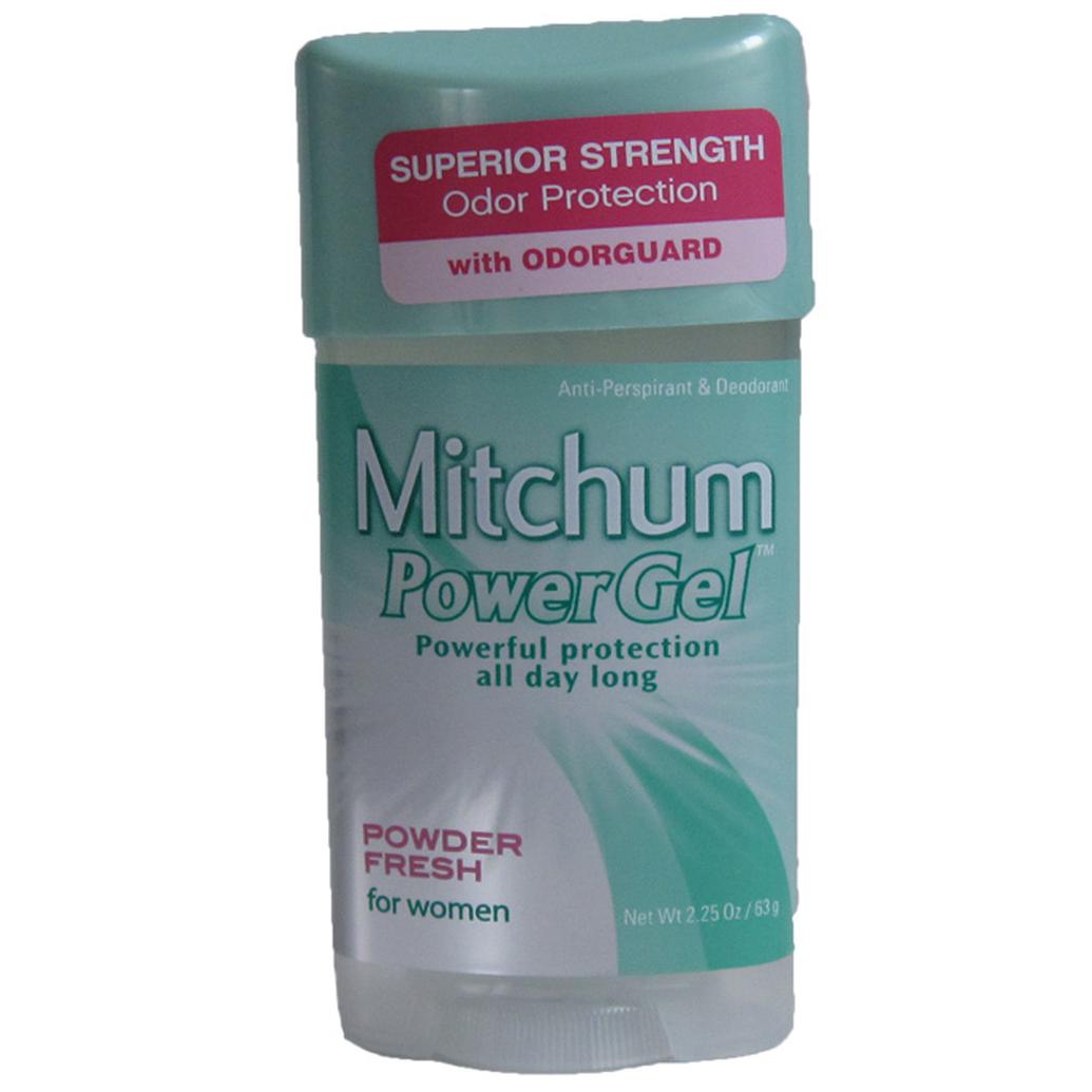 Mitchum Womens Deodorant Powder Fresh 2.25oz Clear Gel