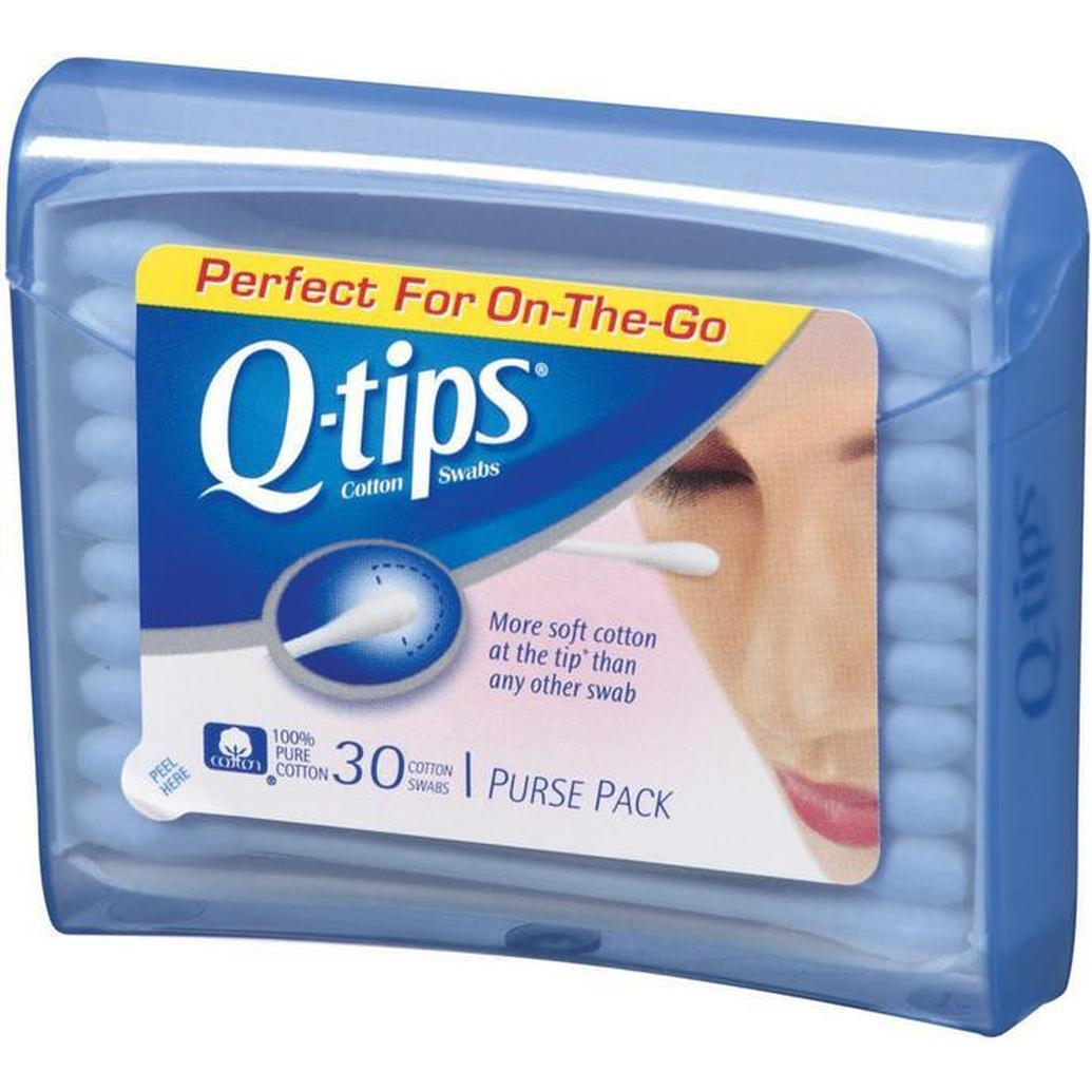 Q-Tips Cotton Swabs Travel Pack 30ct