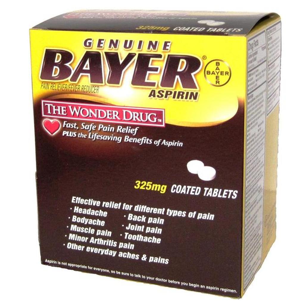 Bayer 2pk Tablets *EXPIRATION 5/2024* (Box/50pks)