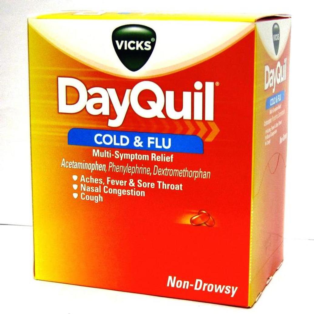 DayQuil Cold and Flu LiquiCaps 2pks Box of 25 2pks